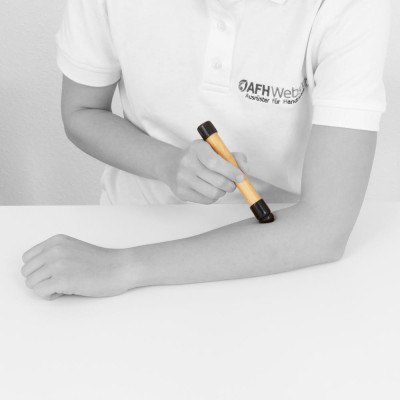 Mängelexemplar Massage Stick | Holzgriff und Kunststoffspitze | groß