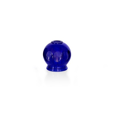 Schröpfgläser aus Glas zum Feuerschröpfen | blau | Ø 5,0 cm