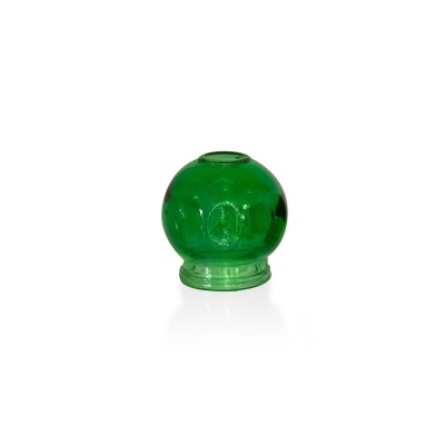 Schröpfgläser aus Glas zum Feuerschröpfen | grün | Ø 5,5 cm