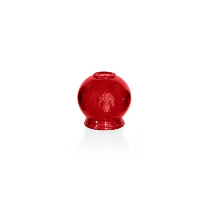 Schröpfgläser aus Glas zum Feuerschröpfen | rot | Ø 5,0 cm