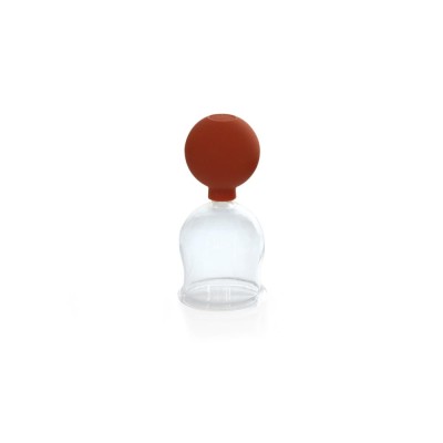 Schröpfglas mit Saugball und Olive | Glas | verschiedene Größen
