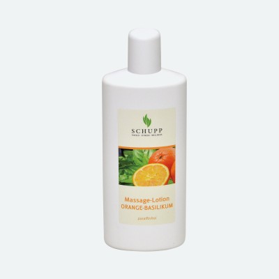 Schupp Massage-Lotion | Orange-Basilikum | 1000 ml
