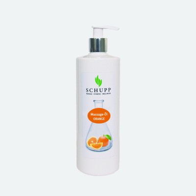 Schupp Massage-Öl | Orange | 500 ml + Spender