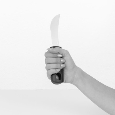 Senioren Besteck mit Gummi-Griffverdickung | Messer