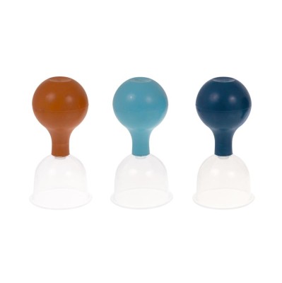 Schröpfglas aus Kunststoff mit Ball | Farbauswahl und Größenauswahl