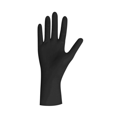 Unigloves Black Latex Handschuh | 100 Stück | M